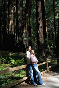 Couple in Woods
