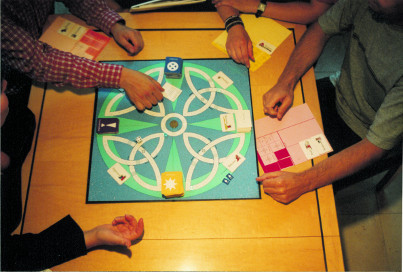 Game Board with Hands