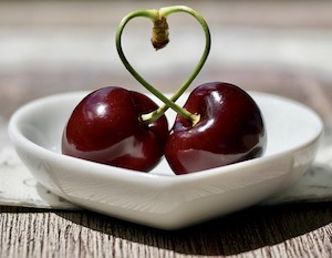 Cherries in a Bowl