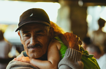 Grandfather with Granddaughter