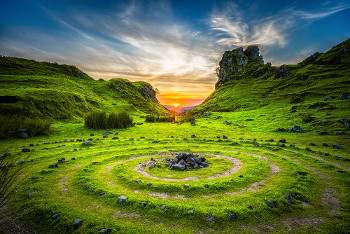 Stone Circle at Sunrise
