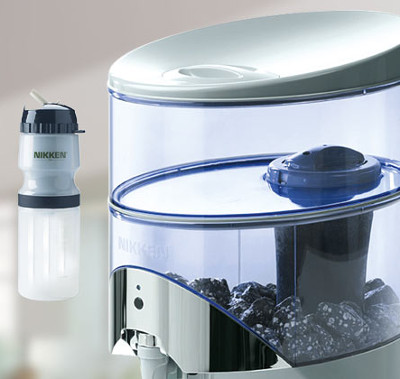 Waterfall and Bottle